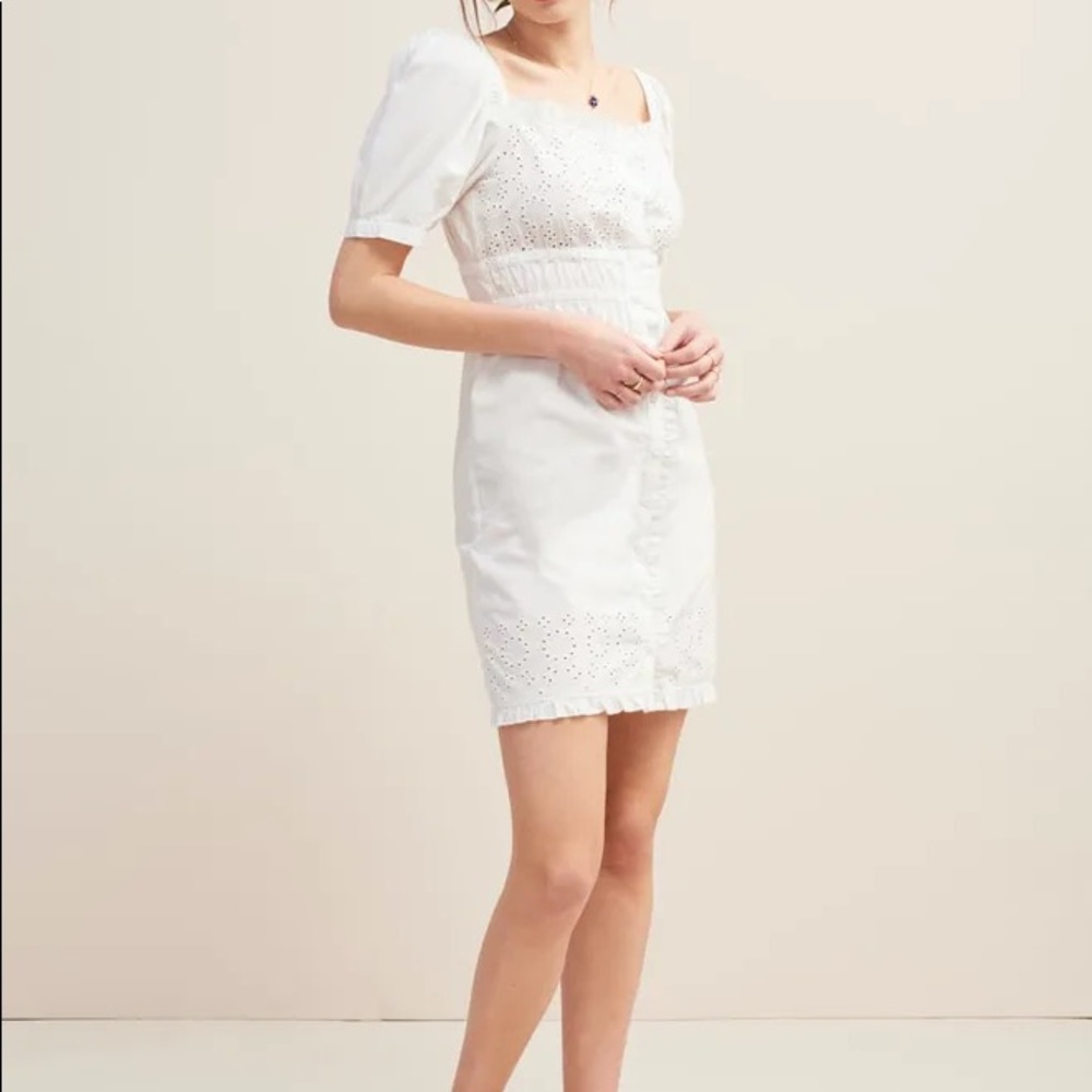 Rouje Lisette Cotton Voile Dress 34